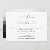 結婚しました 結婚式招待状 招待状 (正面/裏面)