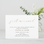 結婚しました 結婚式招待状 招待状 (スタンド正面)