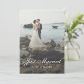 結婚しました 結婚式 抜け駆け 発表カード 招待状 (スタンド正面)