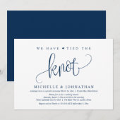 結婚しました! 結婚記念・入籍後パーティーのご案内 招待状 (正面/裏面)