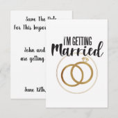 結婚します (正面/裏面)