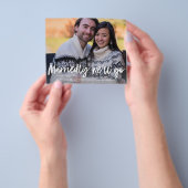 結婚します エンゲージメントフォト チラシ (手)
