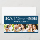 & 結婚します | 結婚予定日お知らせ セーブザデート (正面/裏面)