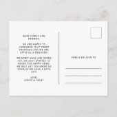 結婚します 結婚発表ポストカード 案内ポストカード (裏面)