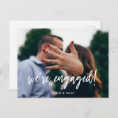 結婚します 結婚発表ポストカード 案内ポストカード (正面/裏面)