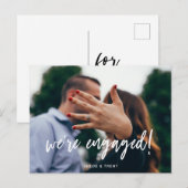 結婚します 結婚発表 ポストカード (正面/裏面)