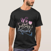 結婚します Tシャツ (正面)