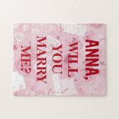 結婚しよう カスタムネームパズル ジグソーパズル (横)