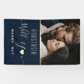 結婚しよう バナー 横断幕 (横)