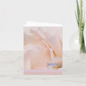 結婚しよう 白いバラのカード 招待状 (裏面)