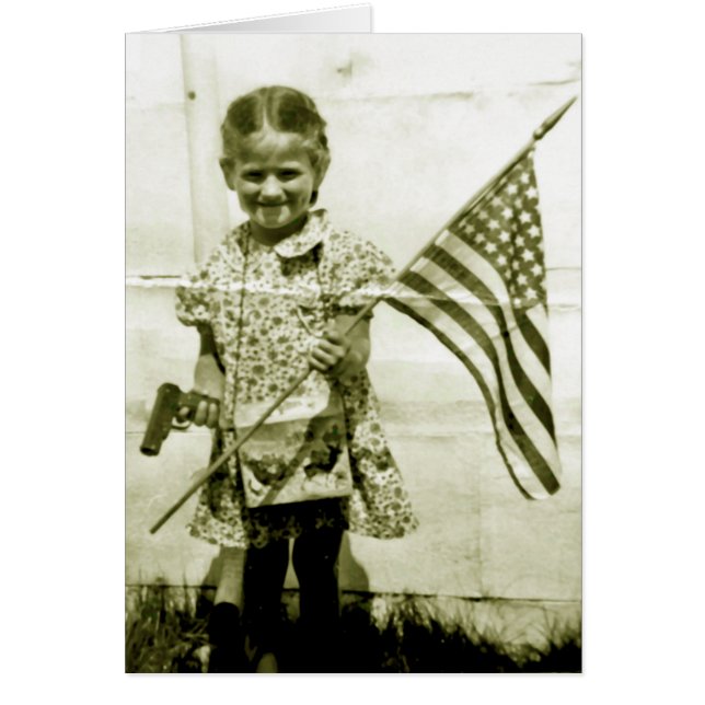 結婚するおもしろいヴィンテージ写真カード (正面)