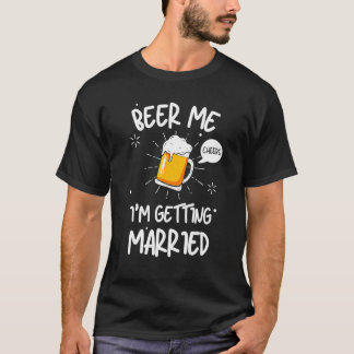 結婚するからビールちょうだい メンズ 結婚式 二次会 ウェディング Tシャツ