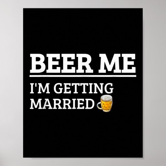 結婚するからビール買ってきて！面白い花婿、独身最後のバチェラー ポスター (正面)