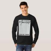 結婚するぞシャツの女の子婚約 Tシャツ (正面フル)