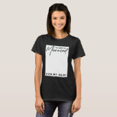 結婚するぞシャツの女の子婚約 Tシャツ (正面フル)