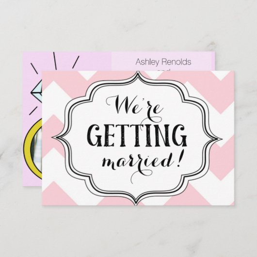 結婚するぞ！ 招待状 (正面/裏面)