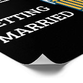 結婚するんだ 俺 楽しい新郎独身最後のパーティー ポスター (角)