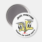 結婚するカップル マグネット (正面/裏面)