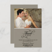 結婚するサンキューカード| サンキューカード (正面/裏面)