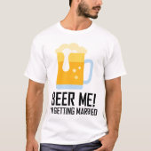 結婚するビール Tシャツ (正面)