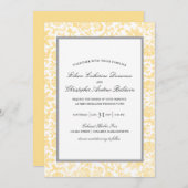 結婚するヴィンテージのレースの出来事| 招待状 (正面/裏面)