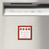 結婚する日付マグネットを保存 マグネット (インサイチュ (食洗機))