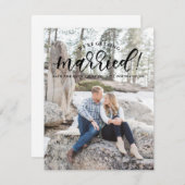 結婚する書道日付を保存 セーブザデート (正面/裏面)