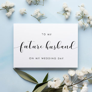 結婚する未来の夫へのウェディングデーのカード 招待状