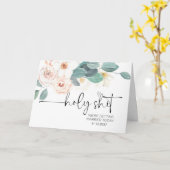 結婚する私の新郎妻に新郎結婚式の日 カード (黄色い花)