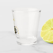 結婚する花婿 ウェディング ゴールド ギフト パーソナライズ ショットグラス (右)