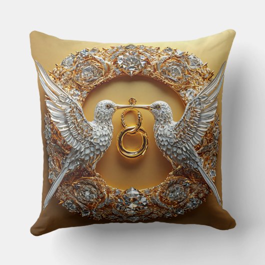 結婚する鳥 クッション (裏面)