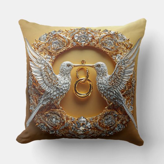 結婚する鳥 クッション (正面)