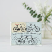 結婚する2のために造られる自転車 ポストカード (スタンド正面)