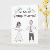 結婚する カード (黄色い花)