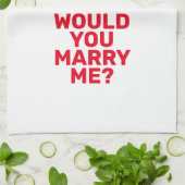 結婚する キッチンタオル (折り畳み)