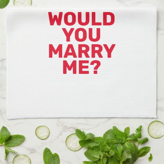 結婚する キッチンタオル (折り畳み)