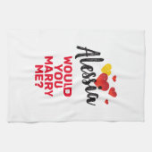 結婚する キッチンタオル (横)