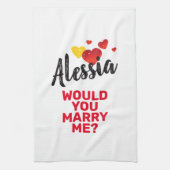 結婚する キッチンタオル (縦)