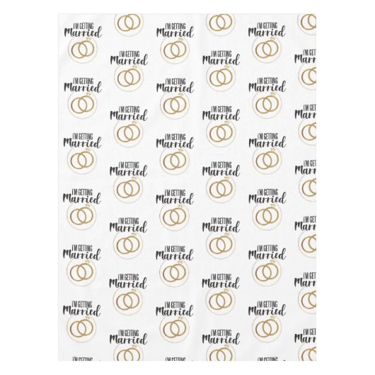 結婚する テーブルクロス (正面)