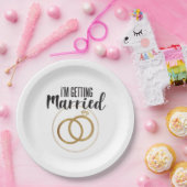 結婚する ペーパープレート (パーティー)