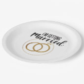 結婚する ペーパープレート (アングル)