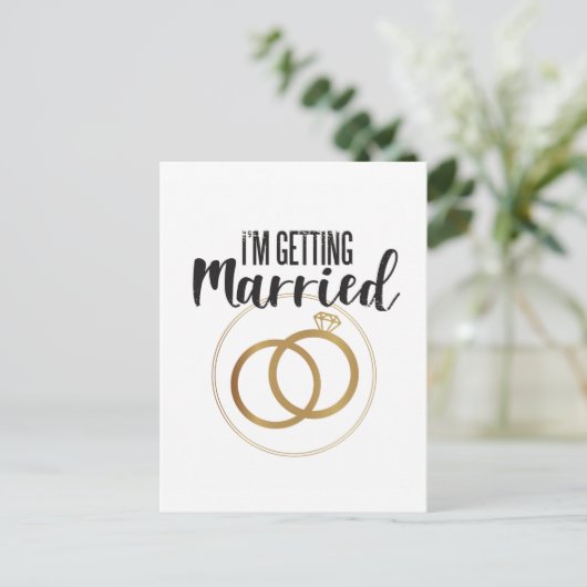 結婚する ポストカード (スタンド正面)