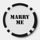 結婚する ポーカーチップ (裏面)