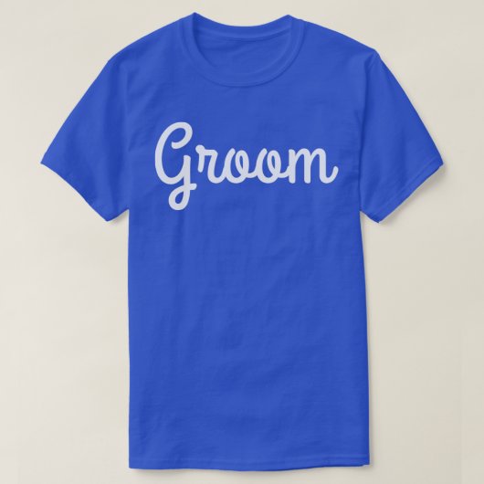 結婚する 花婿 Tシャツ (デザイン正面)