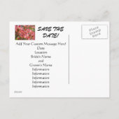 結婚だ！はがき日付を保存 案内ポストカード (裏面)