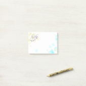 結婚とミセス | パステルビーチカラー紙吹雪 ポストイット (デスク上)