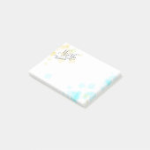 結婚とミセス | パステルビーチカラー紙吹雪 ポストイット (アングル)