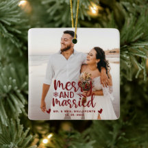 結婚とメリークリスマス結婚したのフォトセラミックス