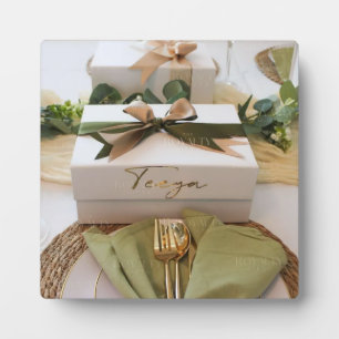 結婚と婚約の贈り物 フォトプラーク