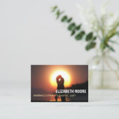 結婚と家族のセラピスト 名刺 (スタンド正面)